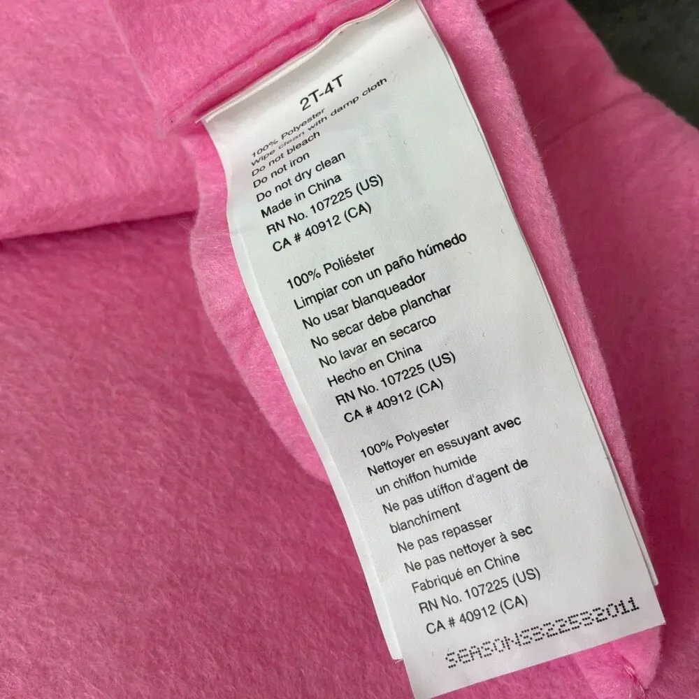 Seasons Cupcake Confetti Toddler Costume 2T-4T Girls Halloween Dress Up Pink